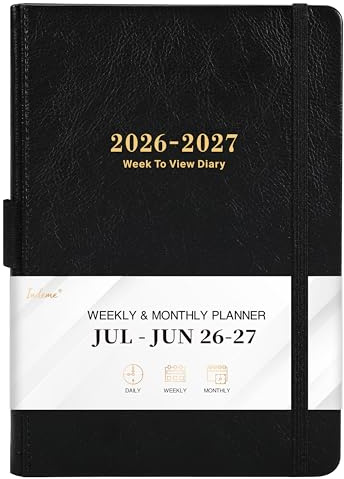 2022 Agenda - 2022 Semaine A5 à la vue de Jan '- Dec' avec des autocollants Calendrier, 14,6 X 21 cm, A5 avec papier haut de gamme Thicker porte-stylo, poche intérieure et 88 pages de notes