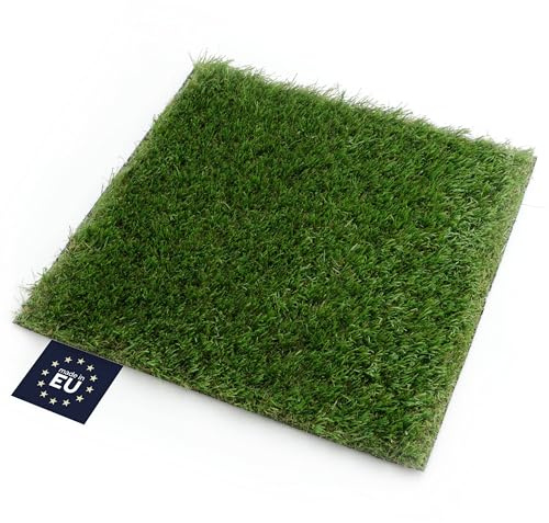 Primaflor Kunstrasen - KORSIKA, 2,00m x 3,00m, 30 mm Hoch, Viele Größen, UV-Stabil, Wasserdurchlässiger, Rasenteppich, Outdoor Bodenbelag, Kunstgras für Garten, Terrasse und Balkon