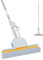 DUDTO PVA Sponge Mops for Floor Cleaning Squeeze with 60 Long Handle, Self Wringing Mop with 15 Head for Kitchen Bathroom Tiles, Sponge Mops for Floor Cleaning with Wringer