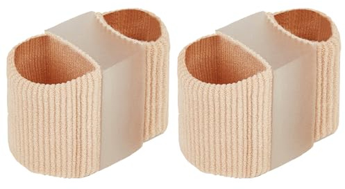 KOAHDE Silicona Corrector Dedo Martillo,Dedo Corrección Enderezador Pie,Corrector Juanetes Mujer Y Hombre,Separador Valgus Corrector Pulgar,Separadores de Dedos de Silicona para Dedos Superpuestos,2PC