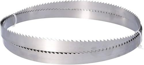 Lame per sega a nastro bimetallica professionale, 13x0,65 8/12 misure 1140-1325-1335-1440-1470-1735 mm, per taglio metalli, acciaio, alluminio, ottone, rame e legno (1140x13x0,65 8/12)