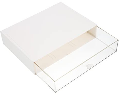 LALAFINA Caja Caja De Almacenamiento Del Cajón Bolsas Estaño Con Tapas Carro Plegable Favores Organizadores De Cajones De Baño Organizador De Cubiertos Trinket Unidad Papelera Resaltador Pd