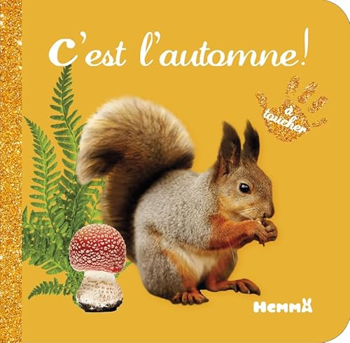 Bébé touche-à-tout - C'est l'automne ! - Livre matières bébé - Livre d'éveil - Imagier photo - matières à toucher - 12 mois