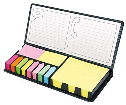 WPRO Haftnotizen Set Tristan 2200 Stück | 3 Formate bunt | Sticky Notes, Page Marker, Haftstreifen pfeilform | selbstklebend, beschreibbar