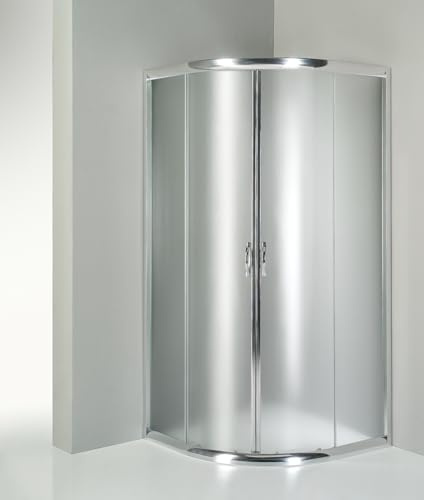 Hydra Box Doccia semicircolare 80x80 cm Opaco Serie n