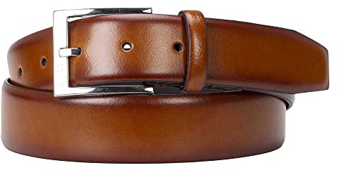 BOSS Herren Elloy-PC-An Sz35 In Italien gefertigter Gürtel mit Logo-Schließe Braun 95