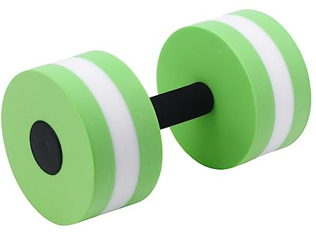 ifundom Aquatic Exercise Dumbbell Foam Water Barbells for Pool Resistance Training Hand Bar for Water Aerobics and Swimming Fitness Workouts