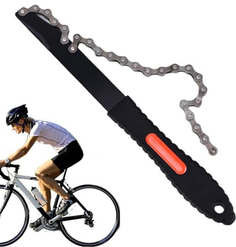 Strumento di rimozione ruota libera – Frusta e catene per cassetta di bloccaggio, chiave di rimozione del rotore, rimozione del volano della bicicletta, frusta per catena per mountain bike, bici da