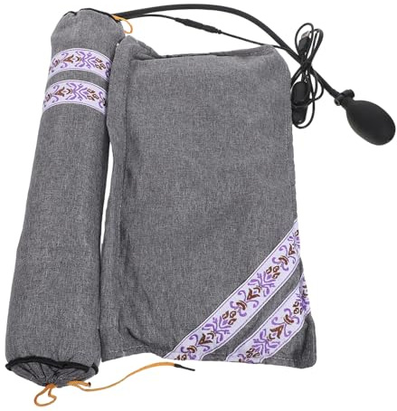 GANAZONO USB Heated Neck Pillow with Pure Filling Removable Cover Adjustable Temperature Electric Neck Pad for Soothing Heat Therapy Portable Thermal Wrap for Stiffness Relief