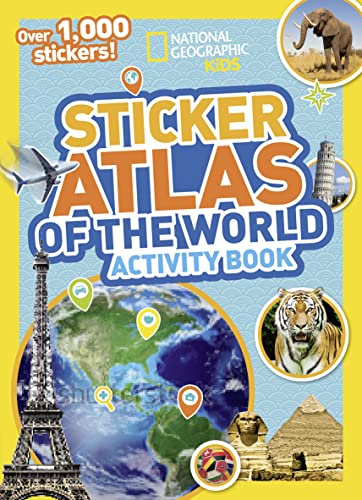 World Atlas Sticker Activity Book: Over 1,000 stickers!