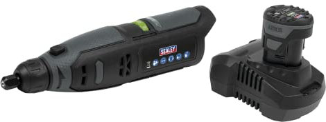 Sealey 10.8V 2Ah SV10.8 Series Cordless Multipurpose Mini Grinder Kit CP108VMG