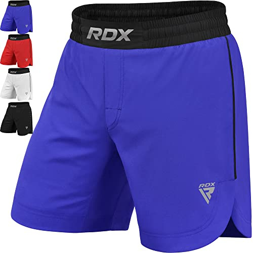 RDX MMA Pantaloncini per Allenamento e Kickboxing - Shorts per la Arti Marziali, Grappling, Boxe, Cage Fight - Grande Short per BJJ e Muay Thai, Fitness Palestra, Combattimento Sportivi