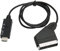 Cavo Convertitore da SCART a HDMI, Cavo Adattatore Interfaccia Multimediale HD 1080P SCART a HD per TV, Audio Video DC 5V