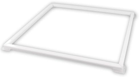 LUXULA beleuchteter LED Rahmen 62x62cm - steckbarer Leuchtrahmen - 40W 4000lm - 4000K Neutralweiß - inkl. 230V Netzteil - Lichtdesign - Alternative zu LED-Panel Rasterleuchte Einbaulampe