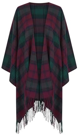 Shepherds Land Poncho Cape Ruana 100% laine d'agneau, Lindsay