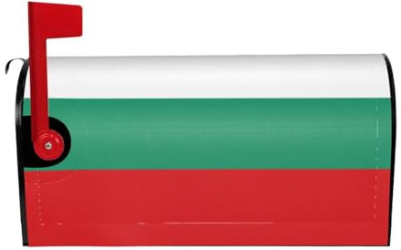 Copertura impermeabile per cassetta delle lettere con magneti bandiera bulgara stampa cassetta delle lettere coperture per cassette postali 65 x 53 cm