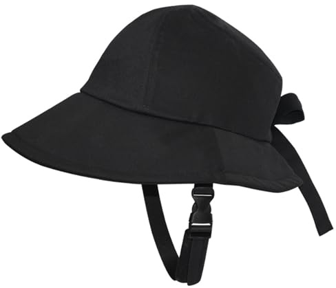 Casco da bicicletta con cinturino regolabile, cappello da ciclista a tesa larga con protezione UV, cappello parasole traspirante e sicuro con papillon, caschi da bici per ciclismo estivo da donna.