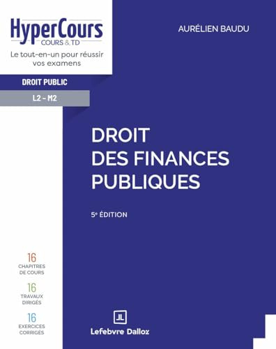 Droit des finances publiques. 5e éd.