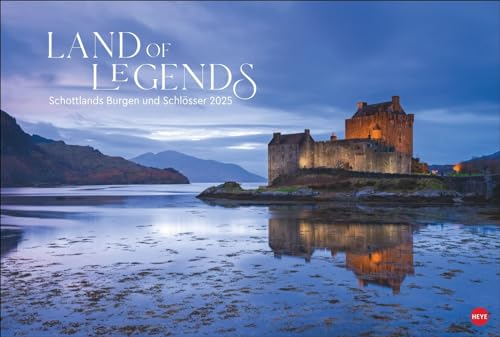 Land of Legends Kalender 2025 - Schottlands Burgen und Schlösser: Ein Wandkalender im Großformat, der Schottland in seiner wilden Schönheit zeigt. ... voll wild-romantischer Burgen und Schlösser.