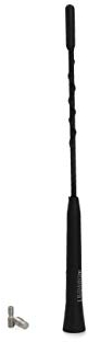 Cartrend 10506 Universal Kurzstab-Dachantenne Autoantennen-Adapter Autoradio 23 cm Antennenstab Tuning Auto Antenne schwarz