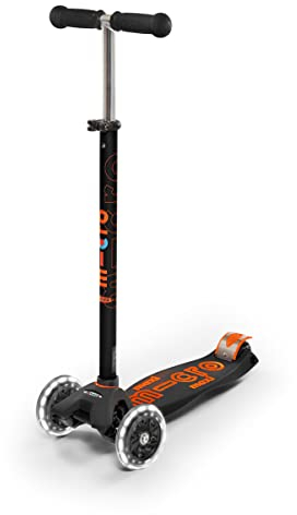 micro™ Maxi Deluxe LED Kickboard | Kickboard mit LED-Vorderrollen | Lenker höhenverstellbar | ab 5 Jahre | in 6 Farben erhältlich