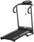 homcom Elektrisches Laufband, faltbar, mit LCD-Display, Geschwindigkeit 0,8-10km/h und 3 Programme, Leistung 500 W, 123 x 62 x 117 cm, Schwarz