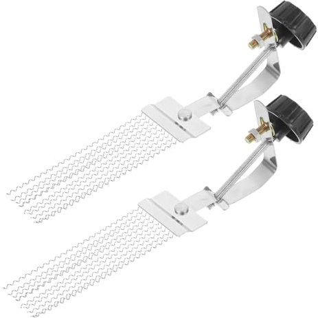 VICASKY Accesorio Placas y Anti-estrangulamiento Bobina Estructura Alambre para Caja de Hierro 2 Piezas Duradero Batería para Instrumento de Percusión