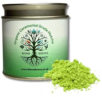 Ceremonial Grade Matcha Powder 50g | Premium Fine-Ground Green Tea for Lattes, Gut Health & Focus | Premium Matcha Powder, Finely Stone Ground for Superior Flavour (50 Servings)