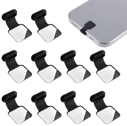 Jeffdad 10 st USB C skyddskåpa mobiltelefon dammkontakt silikon USB C fodral