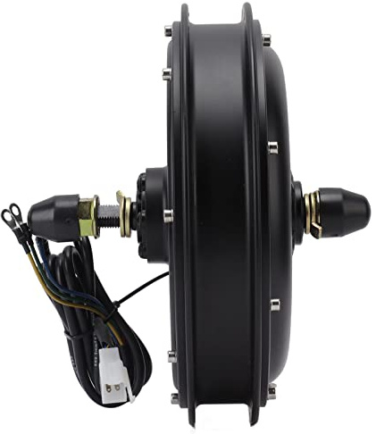 Aoaoy Motor de Cubo de Rueda Delantera de Bicicleta Eléctrica de 2000W 48V, Llanta de Aleación de Aluminio con Gran Capacidad de Carga, Velocidad Máxima de 65 Km/h para Bicicletas,