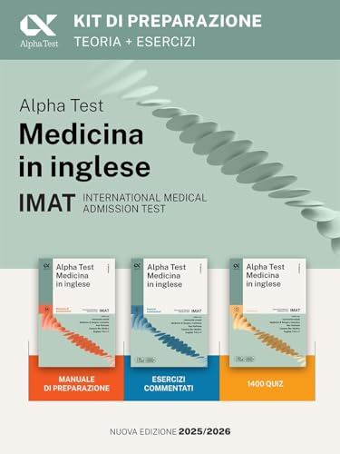 Alpha Test Medicina Inglese IMAT 2025-2026. Kit di preparazione. Con simulatore online