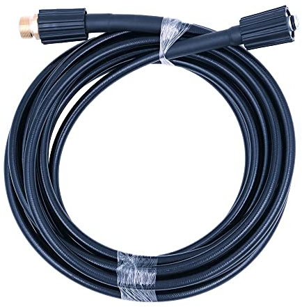 ZONADAH Manguera de limpieza a alta presión de 8 m, 26 pies x 1/4 pulgadas, 5800 psi, M22 de 14 mm, repuesto para la mayoría de marcas