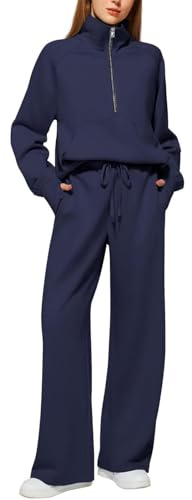 Chandal Mujer Completo Casual Ropa Deportiva Talla Grande Conjunto Deportivo Dos Piezas Invierno Otoño Abrigos Manga Larga Sudaderas Con Cremallera Y Pantalón Conjuntos Deportivos Running Pilates