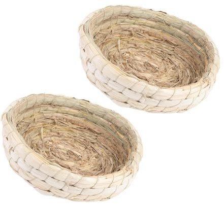 GATHINESS Nidi per Piccioni Stile Semplice e Naturale in Plastica 2 Pezzi Colore caffè Spazio Caldo e Protetto Resistente e Non Deformabile per Schiusa per Allevamento