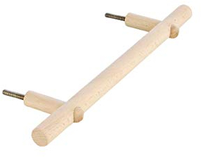 eliga Lot de poignées de porte en bois et bois.