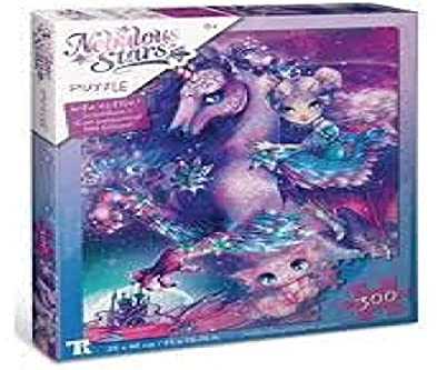 Nebulous Stars 11671 Glitter Puzzles 300 pcs-Nebulia & Horse, Purple, Pieces