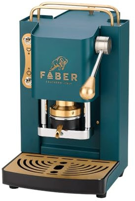 AURACAFFE' FABER PRO DELUXE MINI - BRITISH GREEN + 50 Kaffeepads