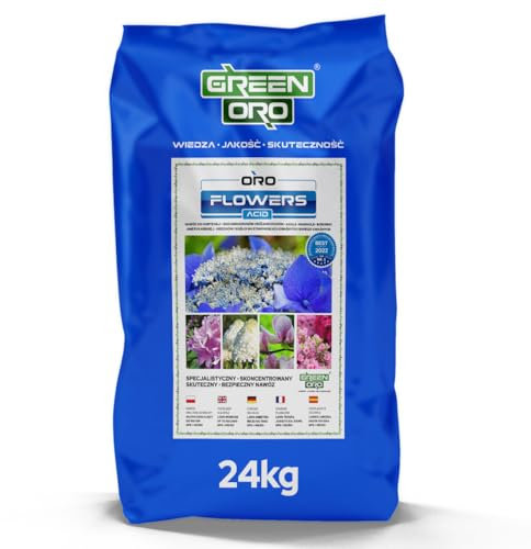 GREEN ORO FLOWERS ACID 24KG Engrais à libération lente pour hortensias et plantes acidophiles