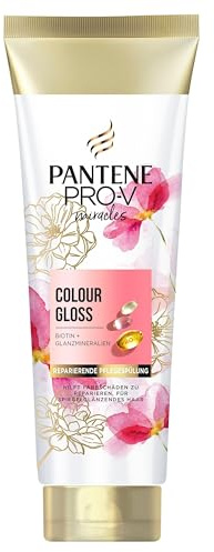 Pantene Pro-V Colour Gloss Biotin Pflegespülung 160ml für Gefärbtes Haar mit Glanzmineralien. Hilft, Farbschäden zu Reparieren, für Spiegelglänzendes Haar Bereits nach der Ersten Anwendung