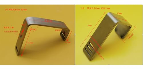 yVicv 2 ganci in acciaio inossidabile per porta esterna e interna, regolabili e robusti, per appendere decorazioni, sciarpe, cappotti e altro, bianchi