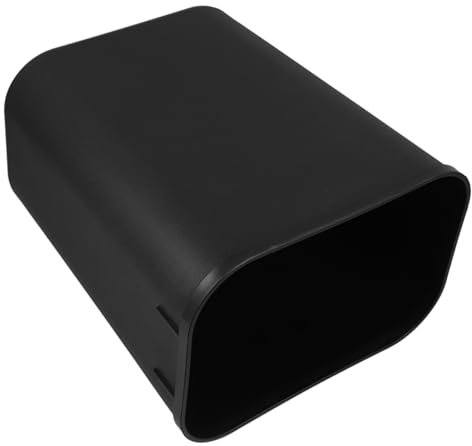 PRETYZOOM Poubelle Carrée 14l Noire En Plastique Pratique Lavable Sans Couvercle Pour Chambre, Bureau Ou Dortoir, Conteneur à Déchets Multifonction Pour Usage Domestique