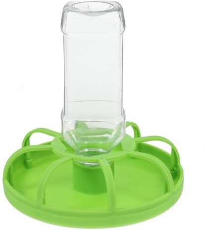 Toyvian Durable Chicken Feeder with Large Capacity for Small Poultry and Quail Efficient Feed Food Dispenser Reusable Water Feeder Suitable for Chicken Duck Pigeon Farms and