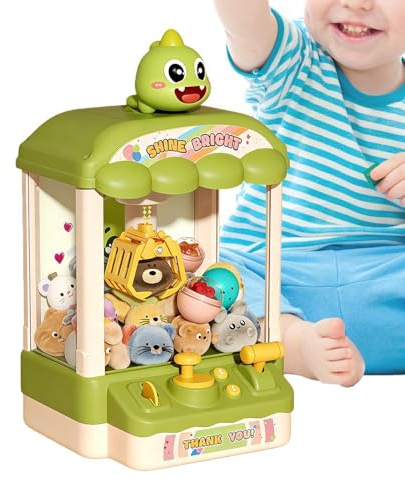 Simpatica macchina per artigli, giocattolo per afferrare caramelle con dinosauri | Macchina Gashapon dei cartoni animati - per la sala giochi domestica Feste di compleanno per ragazze Vacanze Riunioni