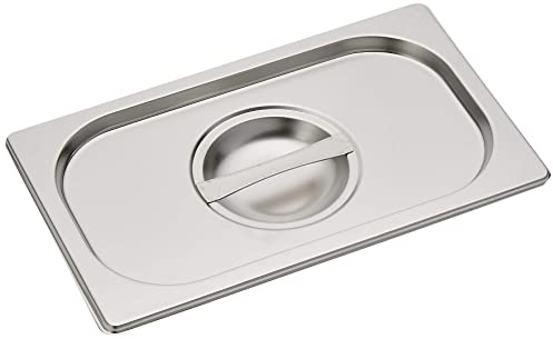 Gastronorm Lid 1/4 Quarter Size - Case of 6 - Stainless Steel Lid