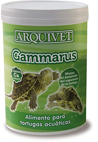 Arquivet Gammarus 1050 ML - Nourriture pour Tortues - Alimentation Naturelle pour Tortues Aquatiques - Aliment Complet pour Tortues d'eau - Nourriture Flottante Tortues