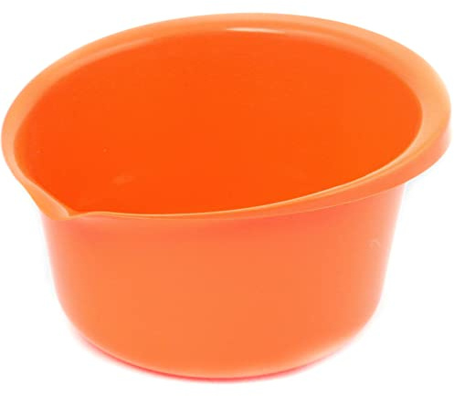 Chef Craft Select Plastic Mixing Bowl, 4 Quart, Orange