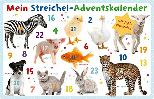 Mein Streichel-Adventskalender: Mit Fühlelementen