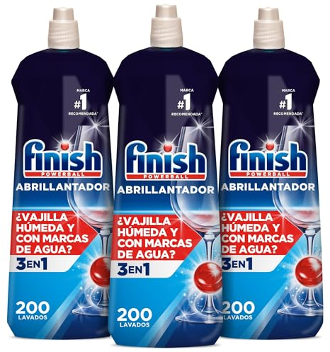 Finish liquide de rinçage normal pour lave-vaisselle Normal 800 ml (Pack of 3)