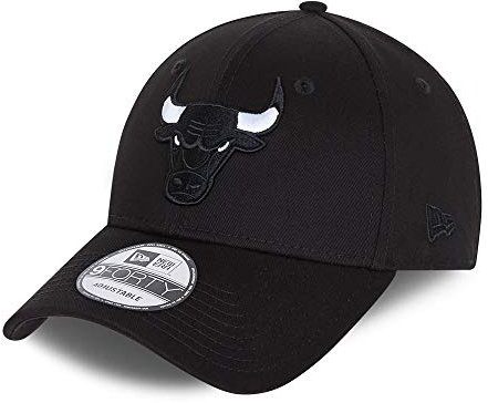 New Era Chicago Bulls Black Base 9Forty Snapback Cap - One-Size