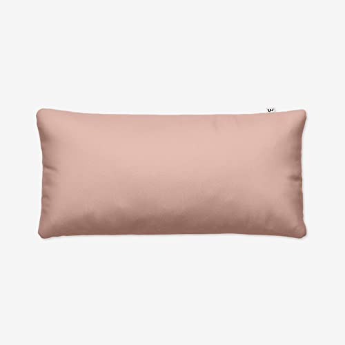 Wolkenfeld Kissenbezug 40x80 Rosa - kuschelig weich & bügelfrei - Superweicher Kopfkissenbezug - Kissenhülle mit verdecktem Reißverschluss